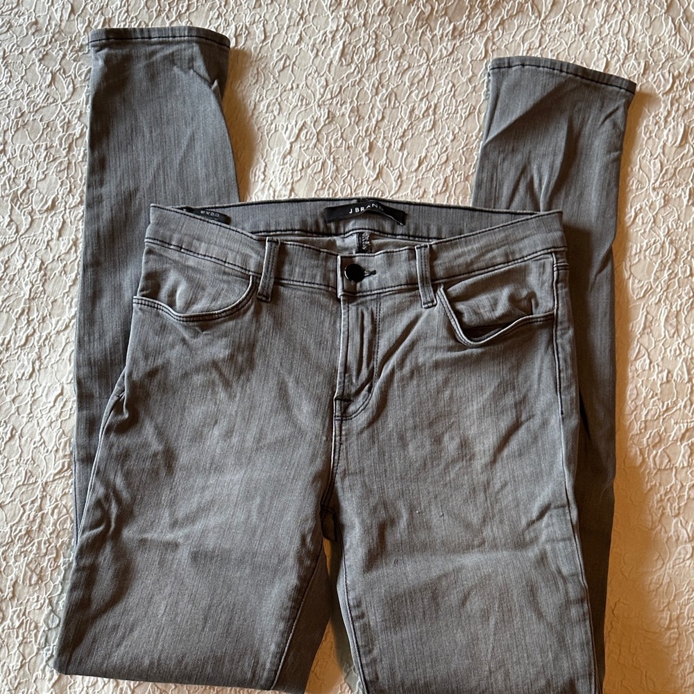 J Brand Women's Skinny Jeans in Gray— size 28